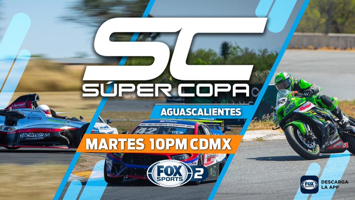 ¡Prepárate para vivir un gran espectáculo de la velocidad en una competencia única en México!🇲🇽

Gana 1 de los 2 pases dobles para asistir a la <a href="/SuperCopaMex/">SuperCopaMex</a> en Aguascalientes este domingo 6 de agosto.

Y no te lo pierdas el martes 8 de agosto a las 10PM CDMX por <a href="/FOXSportsMX/">FOX Sports MX</a> 2