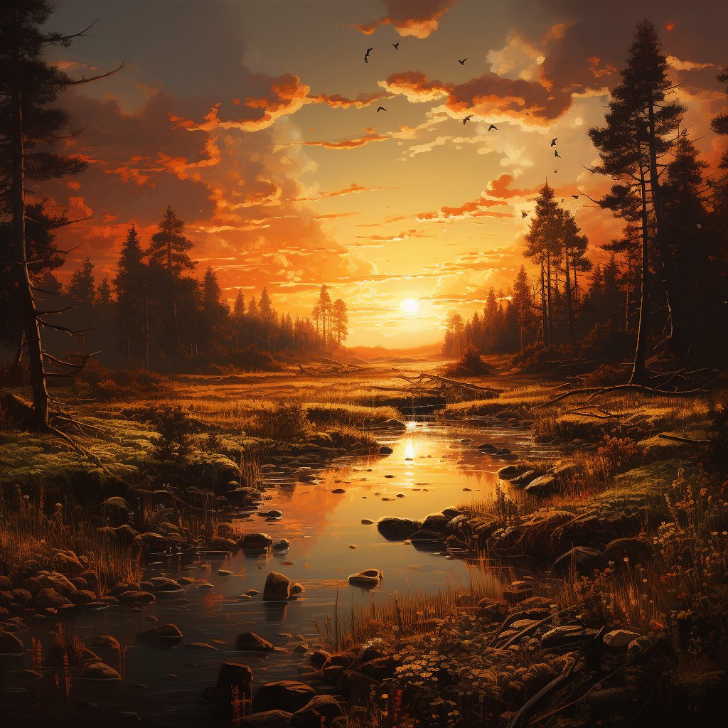 golden hour, nature, beautiful, detailed