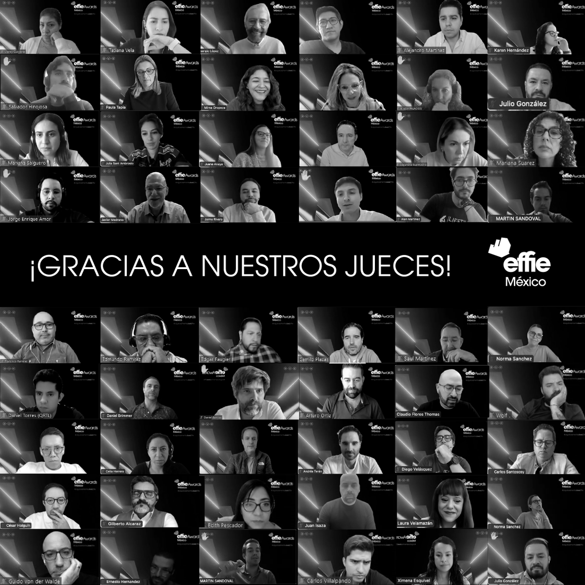 Ellos son solo algunos de los más de 200 jueces que participaron de forma virtual en la primera ronda de evaluación de casos en #EffieAwardsMx 2023.

Agradecemos a todos los que fueron parte de este momento que forma el camino hacia la premiación.
