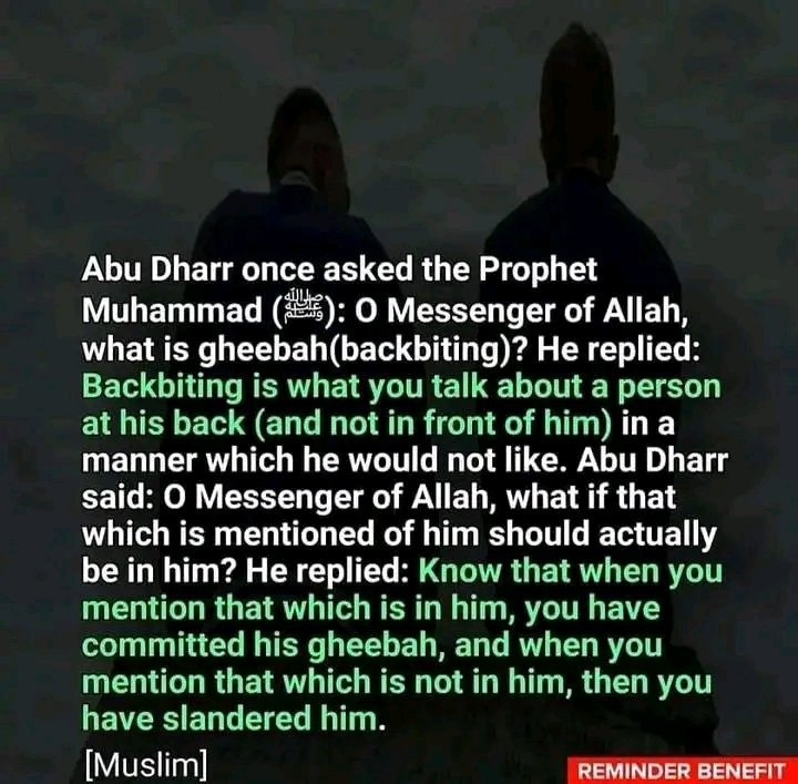 hazara_aamir's tweet photo. You should know this before backbiting about anyone!
Turn to Allah!
#Islam #Allah #God #MajorSin #Important #DeenOverDunya #MuslimUmmah https://t.co/oL3QEeeX9T