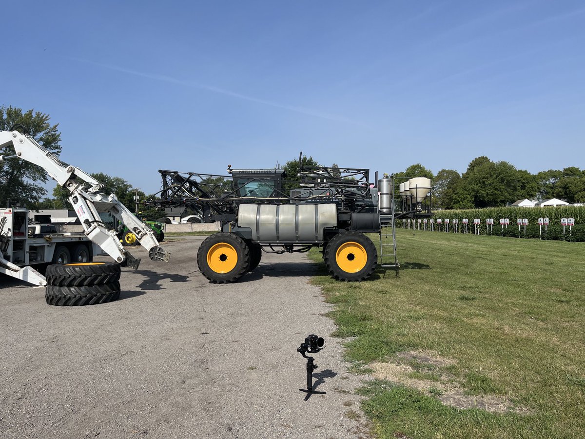 Tire technology upgrade for the Hagie. Video and pictures to come