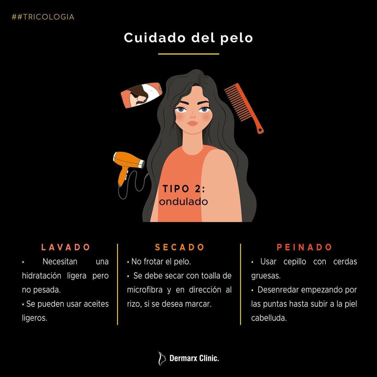 dermarxclinic's tweet photo. El cuidado de pelo que se recomienda depende del tipo de pelo, es decir si es lacio, ondulado, chino o crespo.
#hair #pelo #saludcapilar #cuidatupelo #cuidadocapilar #pelolacio #pelochino #peloondulado #pelocrespo #tricologia #dermatologia #dermatology #dermatologocertificado https://t.co/w9B18DritS