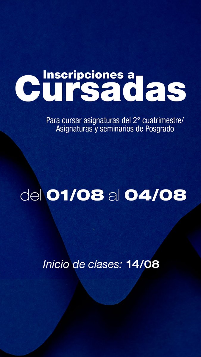 ICSEUNTDF's tweet photo. ¡Hoy último día! No cuelgues!
-
@UNTDF
#ICSE #Inscripciones #UNTDF https://t.co/gSnNKSHPHA