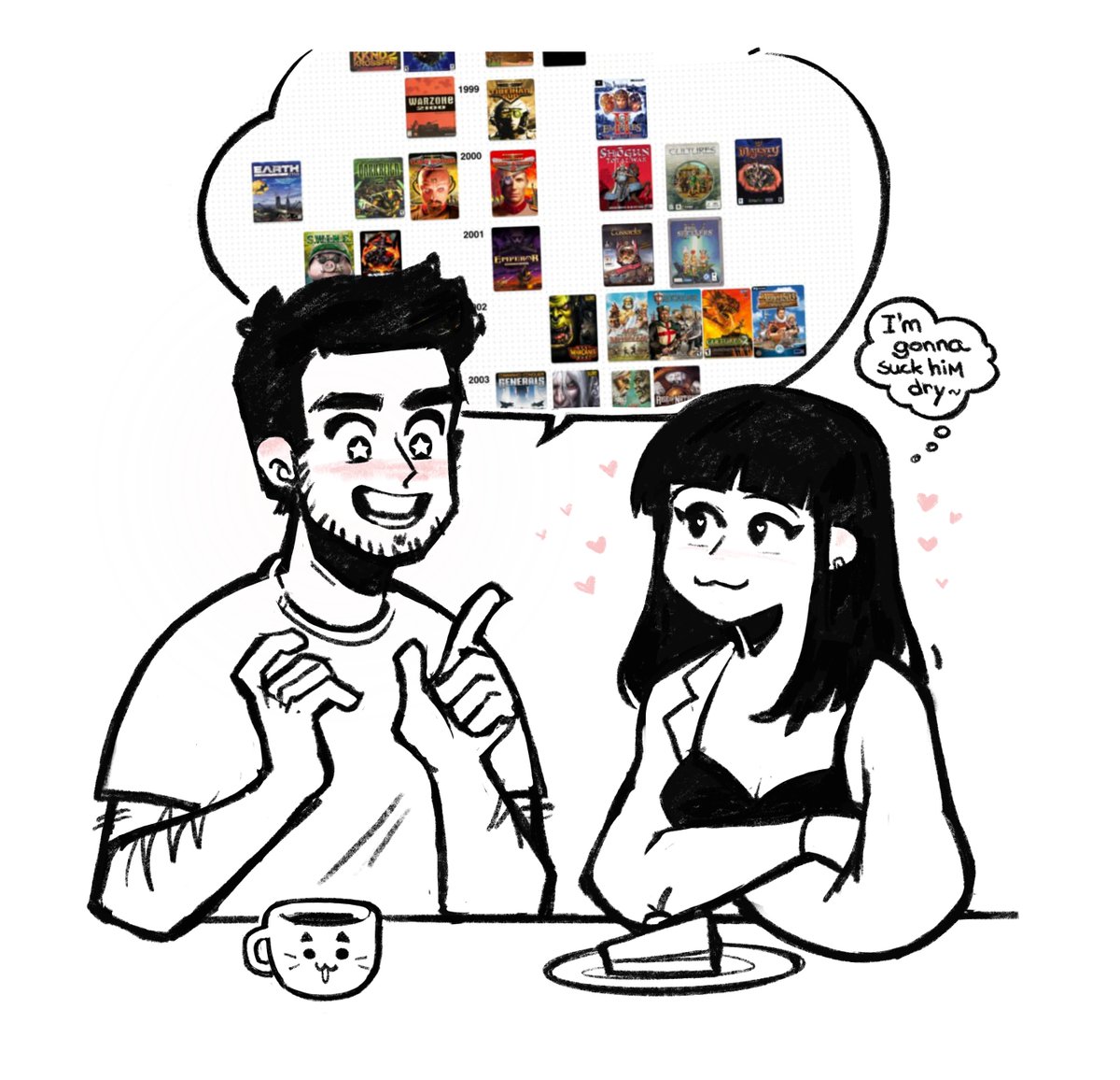 When his special interest is RTS games 💕