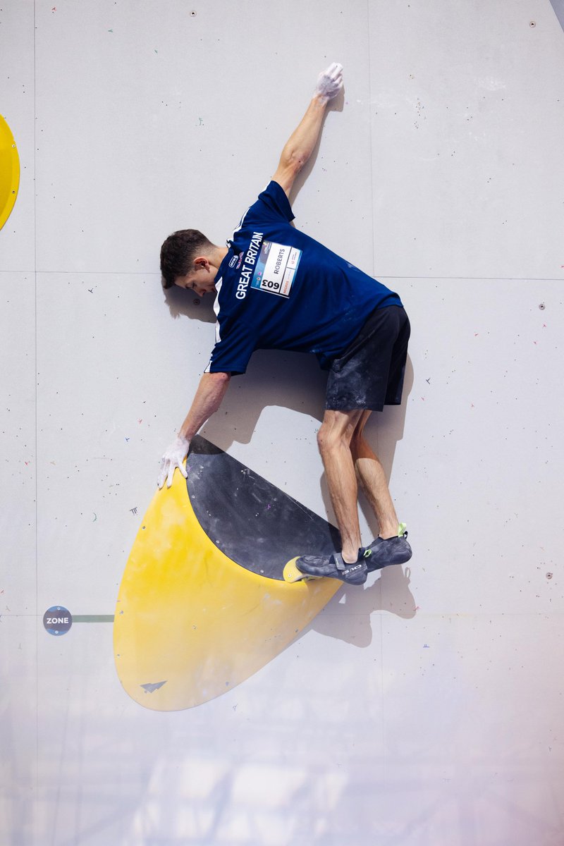 A whirlwind of a semi-final for the GB Men today 🌪️ Tops, drops and one appeal later, Jack finished in 16th, and Toby 19th. Next: Women’s Boulder semi-final | 5 August | 9:00am (BST) #bernwch #roadtoparis #gbclimbingteam