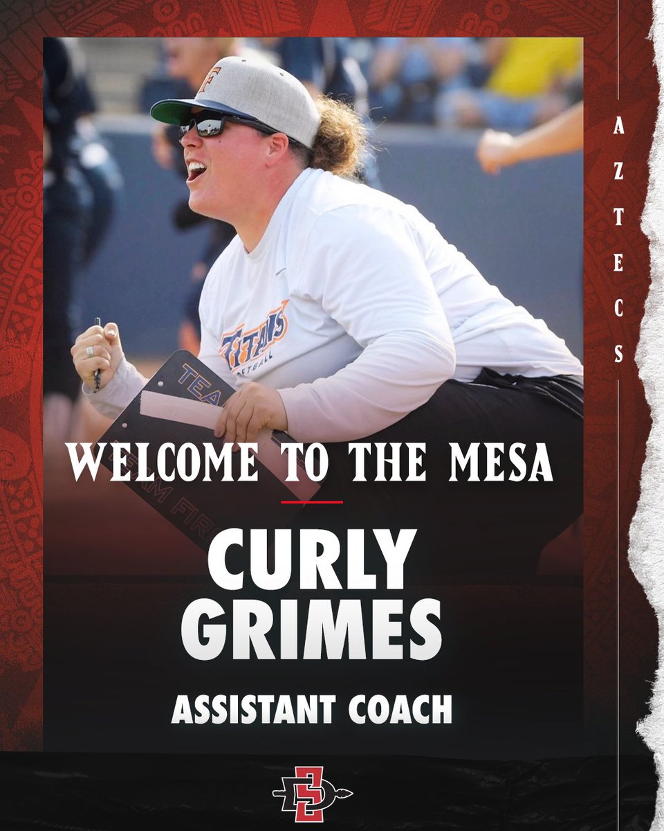 Welcome to The Mesa, @CoachCurly_! Head Coach @StaceyNuveman has announced the hiring of Curly Grimes as an assistant coach. 📰: bit.ly/43TrRWI #Tribe