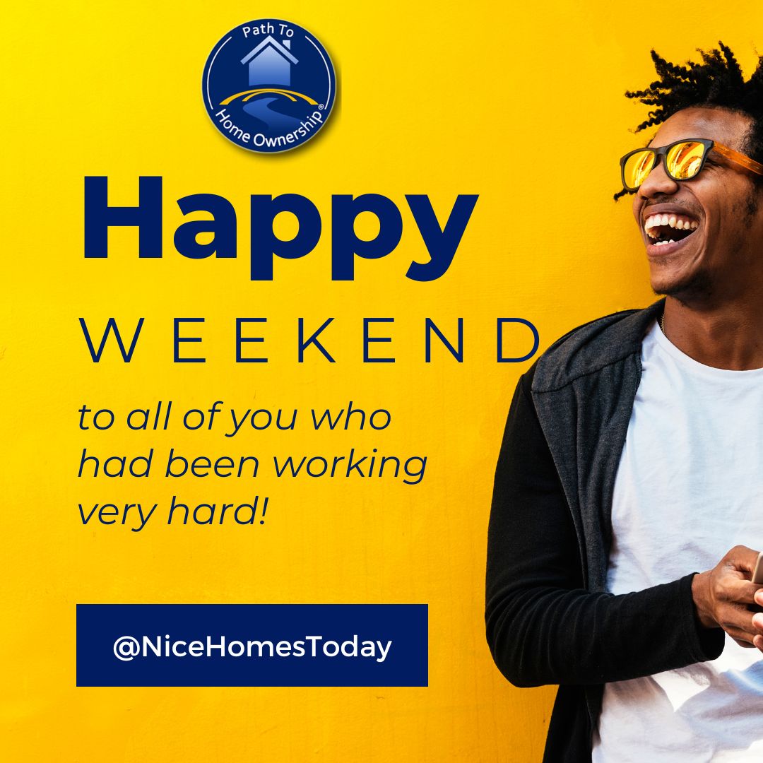 NiceHomesToday's tweet image. Happy weekend! 😍
☎️CALL US NOW TO LEARN MORE AT +616-828-5886
🌐 You may also visit our website NiceHomesToday.com
.
.
.
#PTHO #PathtoHomeOwnership #NiceHomesToday #CAHP #certifiedaffordablehousingprogram #realestate #realestateexpert #friday #weekend