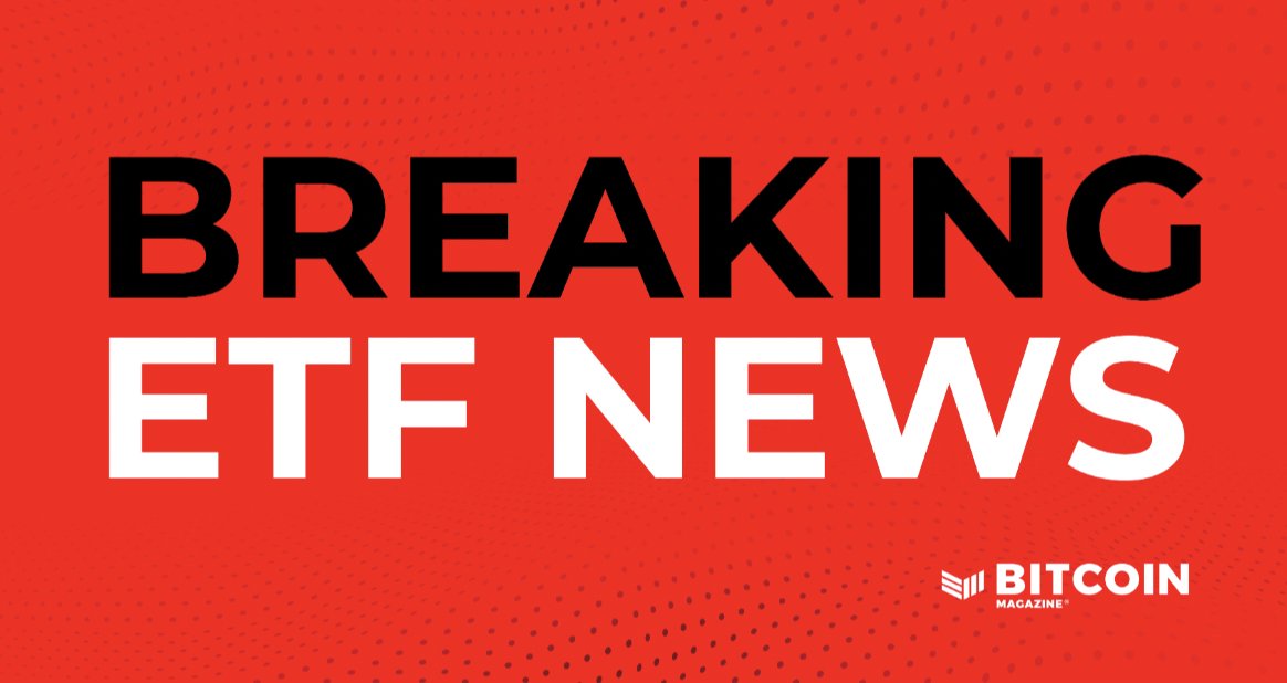 BitcoinMagazine's tweet photo. BREAKING: $43 billion fund manager Global X ETFs officially re-filed their application for a spot #Bitcoin ETF https://t.co/QIg5Bua0Jl