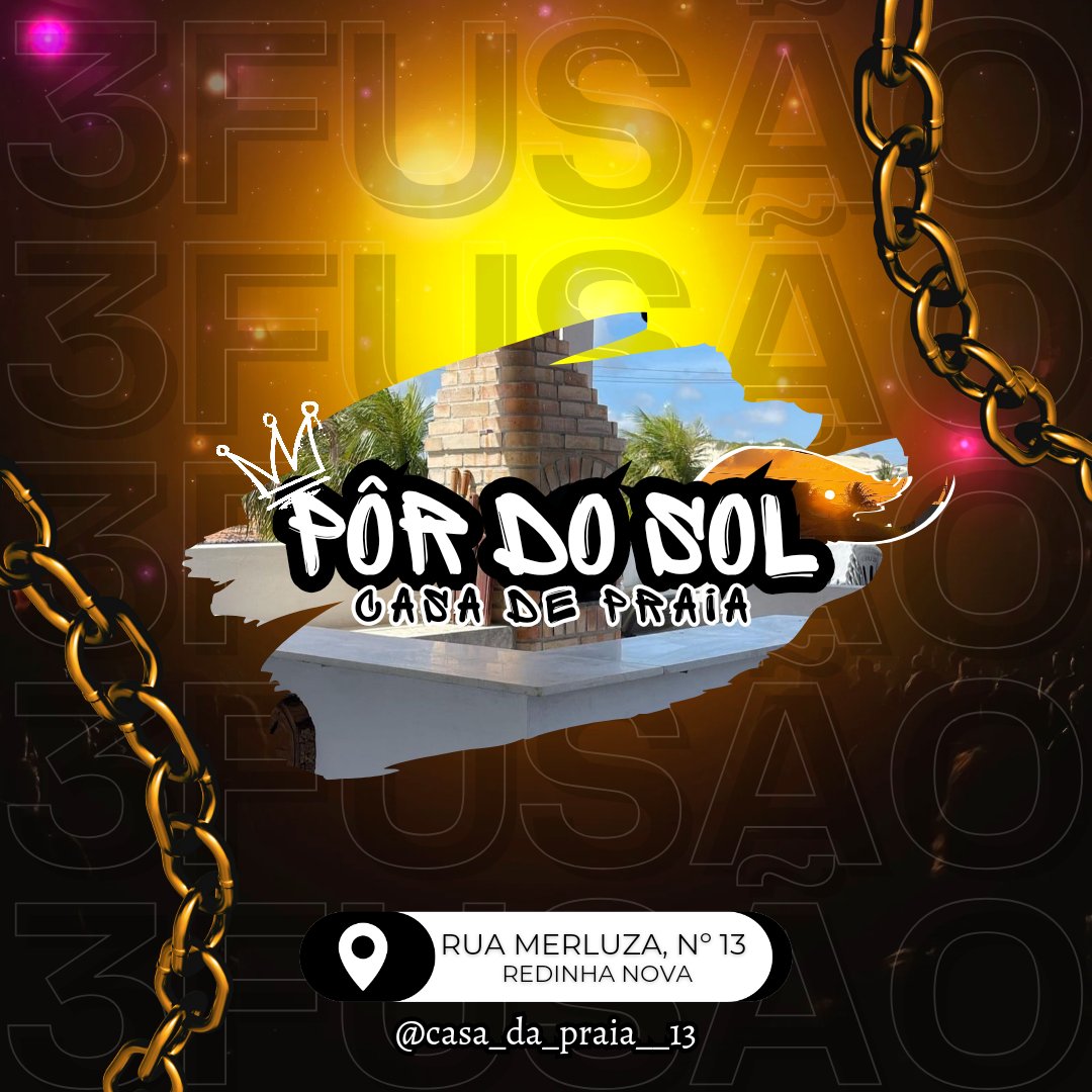 trifuzao's tweet photo. 🔊 LOCAL CONFIRMADO!! 🔊

A 3° edição da trifusão está cada dia mais real. 💥😎
•
Então se preparem que no dia 19/08 o Baile Funk será na Casa de Praia Pôr do Sol. 🧡
•
📍 Rua Merluza, 13 - Redinha Nova https://t.co/AAaJjybb1q