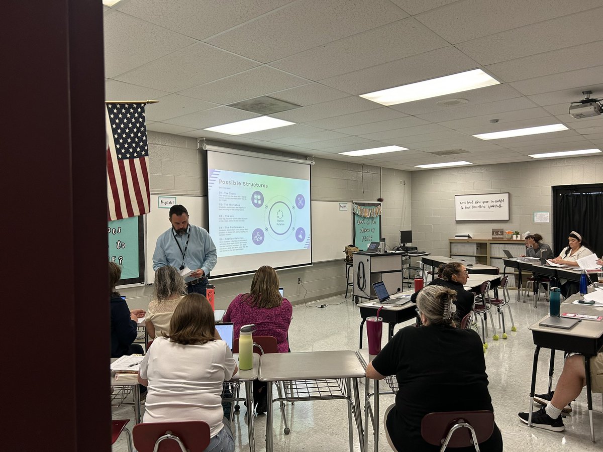 Thank you <a href="/rucoschools/">Rutherford County Schools</a> content specialist for coming to work with our teachers on teaching in the block! Great discussion about strategies and activities to help our students achieve!