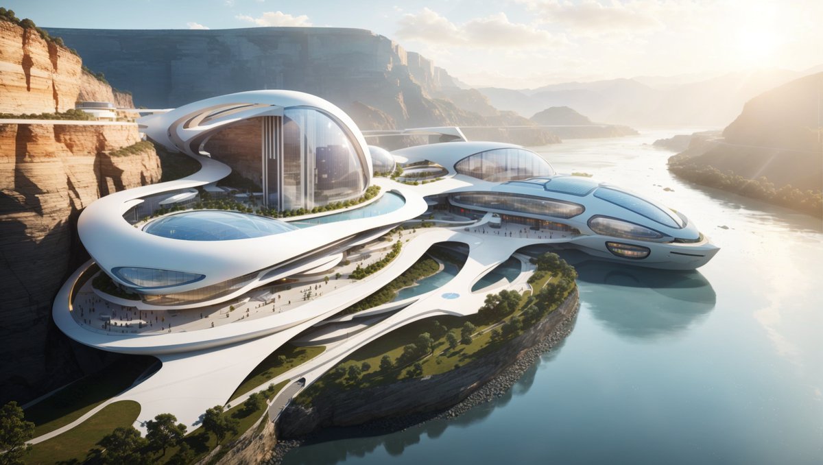 SoufianeTerrab's tweet photo. 🌊🌴🏖️ This architectural concept for a complex on a beach with lush greenery is simply breathtaking! The detailed design captures the essence of coastal living. 🌲🌅 #Architecture #Design #BeachLife #architecturedesign #architecturedrawing #Art https://t.co/hk33Er3kKX