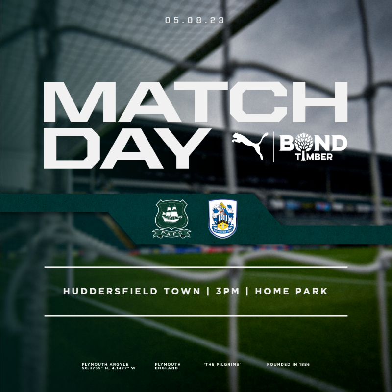 Argyle's tweet photo. Hello, @SkyBetChamp. We're back. Did you miss us?

It's Match Day!

🆚 @htafc
🗓️ Saturday, 5 August, 3pm
🏟️ @HomeParkStadium
☁️ Drying up, strong winds, 17 degrees
🎟️ Sold out
🎧 Argyle TV domestic supporters
📺 Argyle TV international
📱Argyle App
#pafc https://t.co/cq1mll7yDT