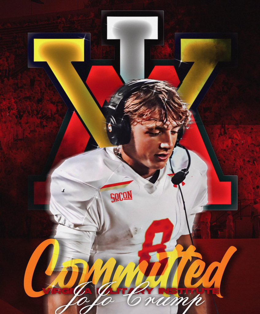 JoJo Crump (@jojo_crump) on Twitter photo Committed!!! ๐ด๐ก #WeAreVMI <a href="/VMI_Football/">VMI Football</a> @VMICoachAshford <a href="/CoachJonesK/">Keith Jones</a> <a href="/CoachHamp__/">Coach AJ Hampton</a> <a href="/coachbrector/">Brian Rector</a> <a href="/CoachCopley10/">Michael Copley</a> <a href="/QBC_Nashville/">QB Country Nashville</a> Committed!!! ๐ด๐ก #WeAreVMI <a href="/VMI_Football/">VMI Football</a> @VMICoachAshford <a href="/CoachJonesK/">Keith Jones</a> <a href="/CoachHamp__/">Coach AJ Hampton</a> <a href="/coachbrector/">Brian Rector</a> <a href="/CoachCopley10/">Michael Copley</a> <a href="/QBC_Nashville/">QB Country Nashville</a>