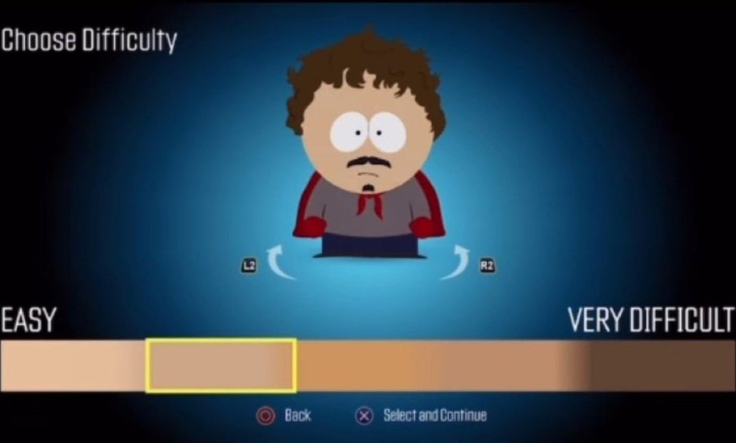 finn_brv's tweet photo. Zehma plus t’as la peau foncée plus le jeu est difficile mdrrrr South Park sont trop fort https://t.co/aP8gotFKdL