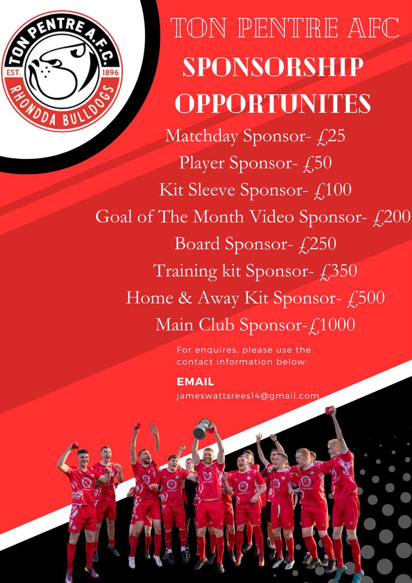 Support The Bulldogs ahead of the 2023/24 season by sponsorship. 

We have some packages available so please get in touch if interested. 

#WeAreBulldogs