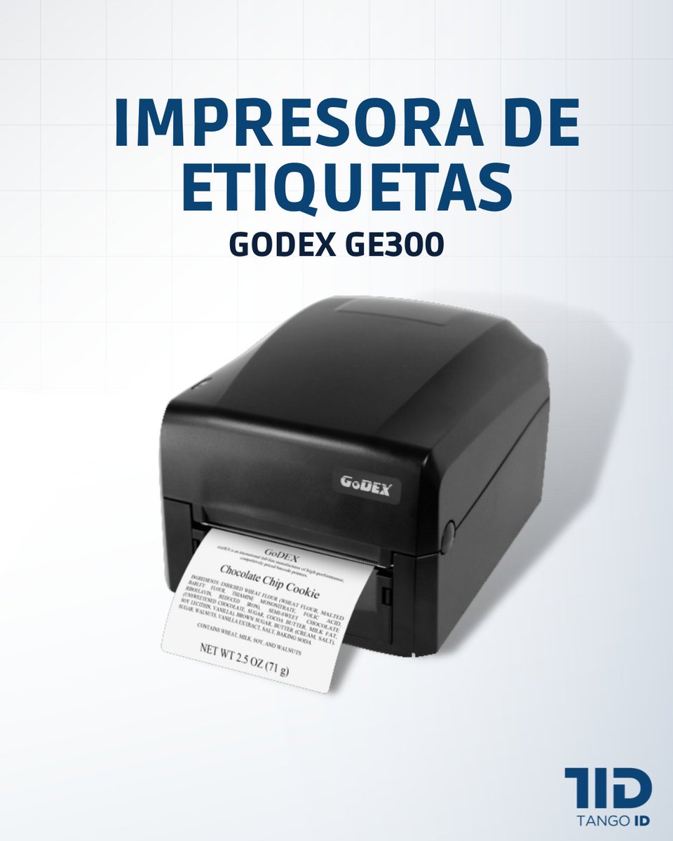 tangoid's tweet photo. La Impresora de etiquetas Godex GE300 🙌es su mejor aliado para un trabajo rápido y eficaz. 

Cuenta con todas las características de las mejores marcas en un diseño compacto y muy completo.

#TangoID #ElPoderDeLoInstantáneo https://t.co/SJ0R5rJ4A5