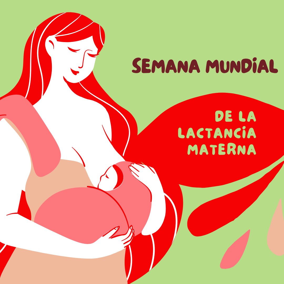 ADENUTsti's tweet photo. La lactancia materna🤱🏻 es parte de una buena nutrición, seguridad alimentaria y reducción de las desigualdades. Se celebra desde el 1 de agosto hasta el 7. Si tienes la oportunidad y los recursos para apoyar o educar sobre este tema, ¡no dudes en ponerlo en practica! 
#Lactancia https://t.co/q0eWxPPTnE