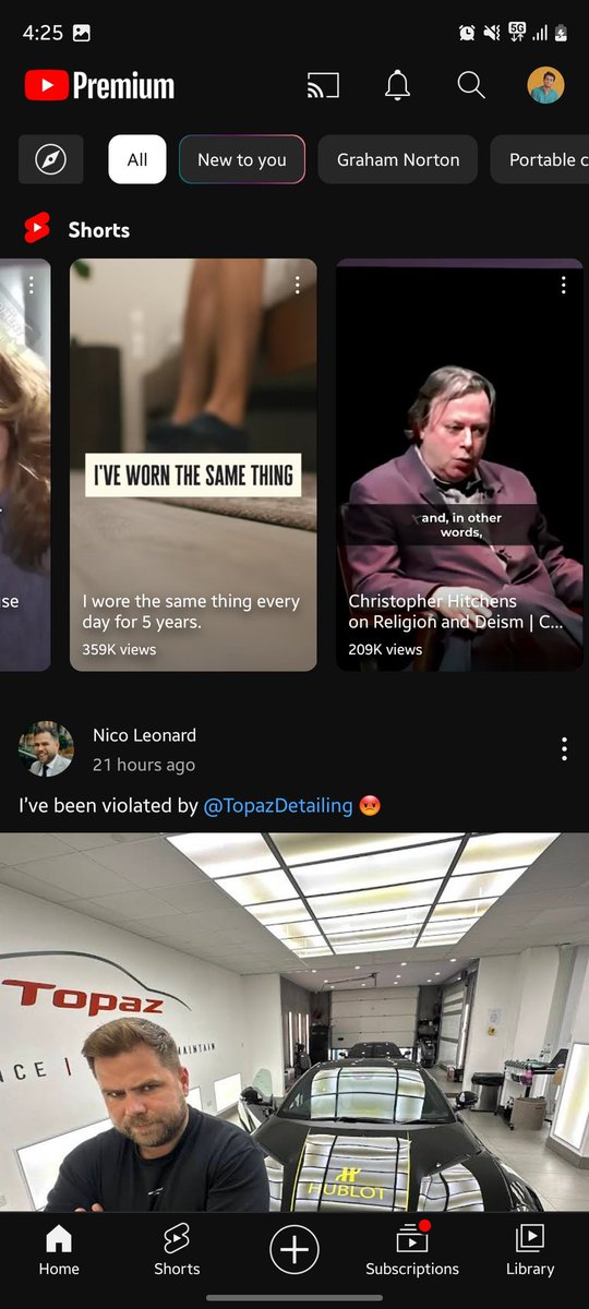 Nothing much, just YouTube casually killing itself.