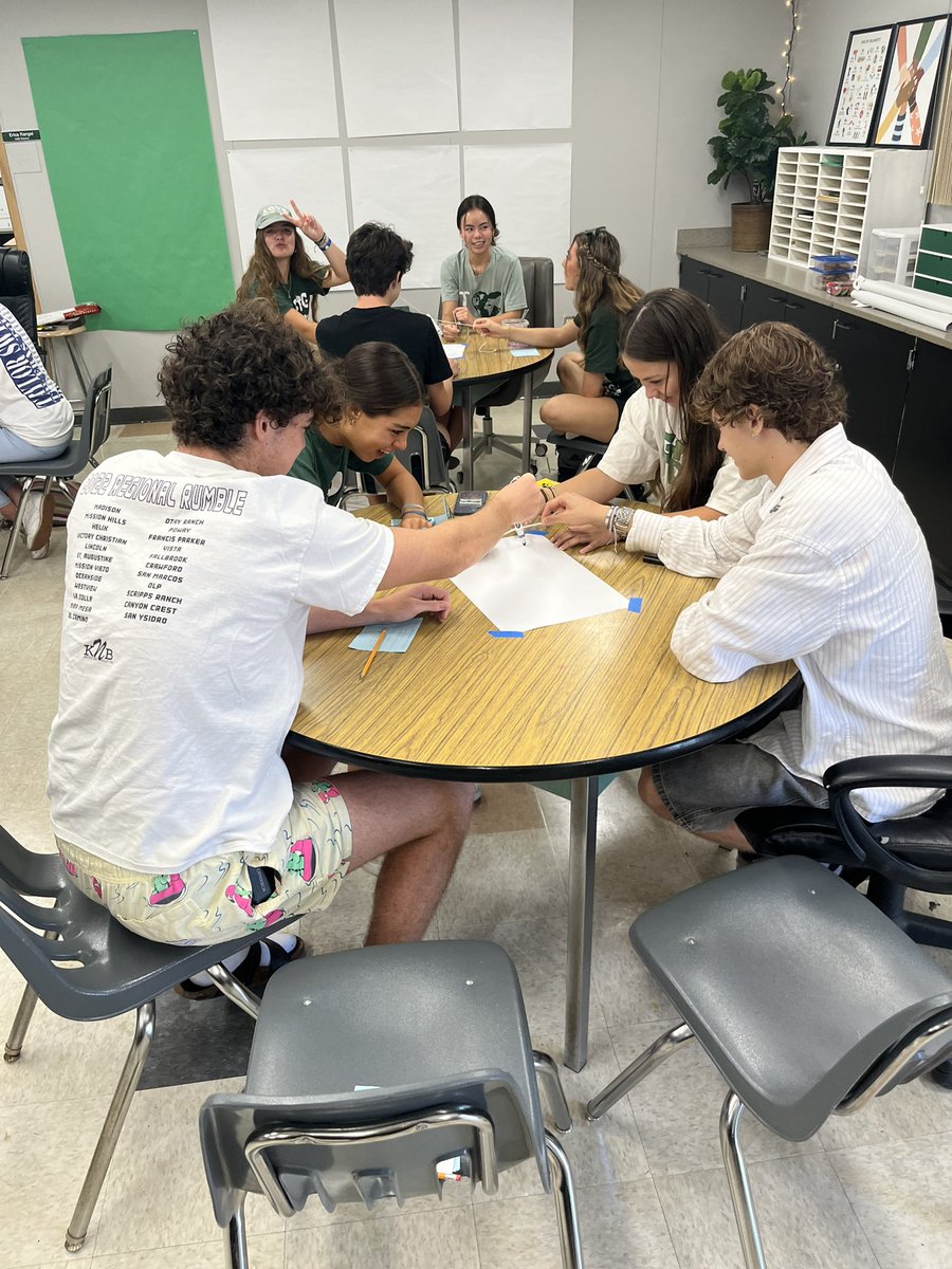 Team building with PHS ASB today! <a href="/PowayHighTitans/">Poway High School</a>