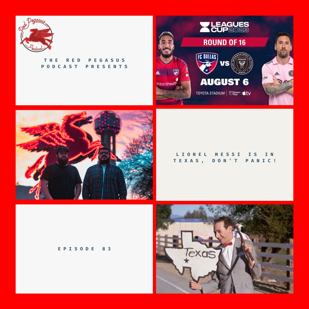 Lionel Messi is in Texas, DON’T PANIC | Ep. 83

The podcast has been under a little bit of construction behind the scenes, but the show is back and here to stay! Along with Messi, Post Malone, Nate Diaz and Jake Paul are in DFW this weekend. It’s a great show today! Link in bio!