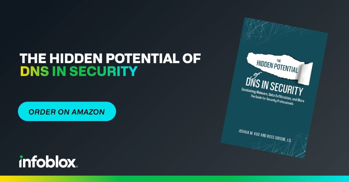 The Hidden Potential of #DNS in #Security reveals how attackers exploit DNS and how cybersecurity professionals can proactively use DNS to better protect against today's most dangerous cyberthreats. 

Order the new book 📚 on <a href="/amazon/">Amazon</a>: fal.cn/3Atz2