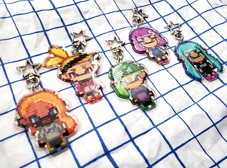 「New charm sale~ 20% off until 8/11!!Use 」|🪐TORI.PNG🪐@ MEGACON A44 ➡️ SAKURACON 2554のイラスト