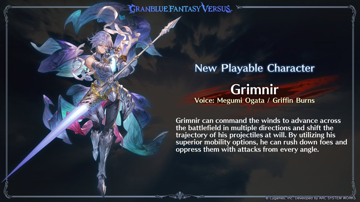 gbvs_official's tweet photo. 【#GBVSR #Evo2023】
The fourth new character to join the GBVSR roster is the Dancing Whirlwind himself... 

Grrrrrimnir! 

GBVSR で登場する4人目の新プレイアブルキャラクター「グリームニル」が公開されました！

#GBVS https://t.co/xFoepicfOu