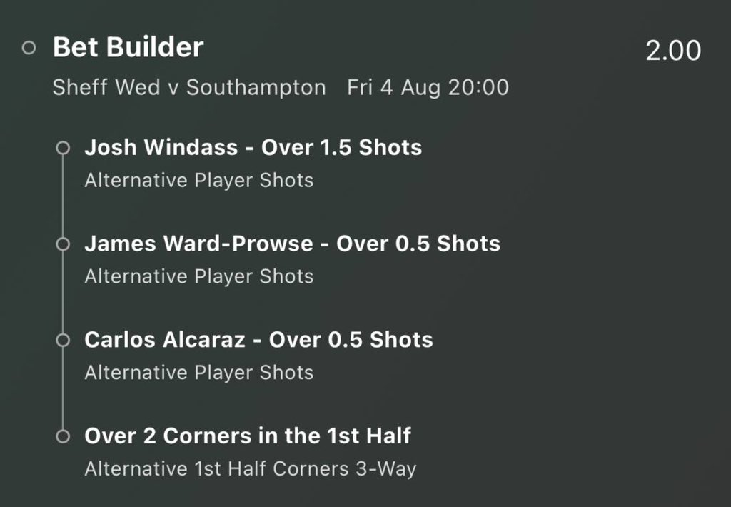 DiscreteTipster's tweet photo. โฝ๏ธ #DiscreteFreePreMatchBet
๐ด๓ ง๓ ข๓ ฅ๓ ฎ๓ ง๓ ฟ Sheff Wed vs Southampton (20:00)
๐ 2.00 (Bet365) - 1.5 Units. https://t.co/Fubrxoq9GA