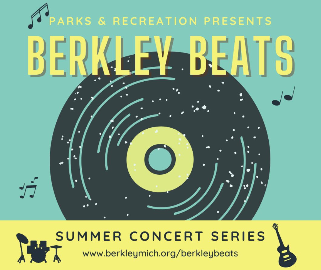 cityofberkley's tweet photo. Join us as Harmonic Swell and the Bridge of Reverberation performs its popular hits and classic rock at the next Berkley Beats, 7 p.m. Wednesday, Aug. 9 at Oxford Park, 2100 Bacon Ave. 

View the full schedule here: https://t.co/W32EbTXHcR. https://t.co/ZW8DAa9sX2