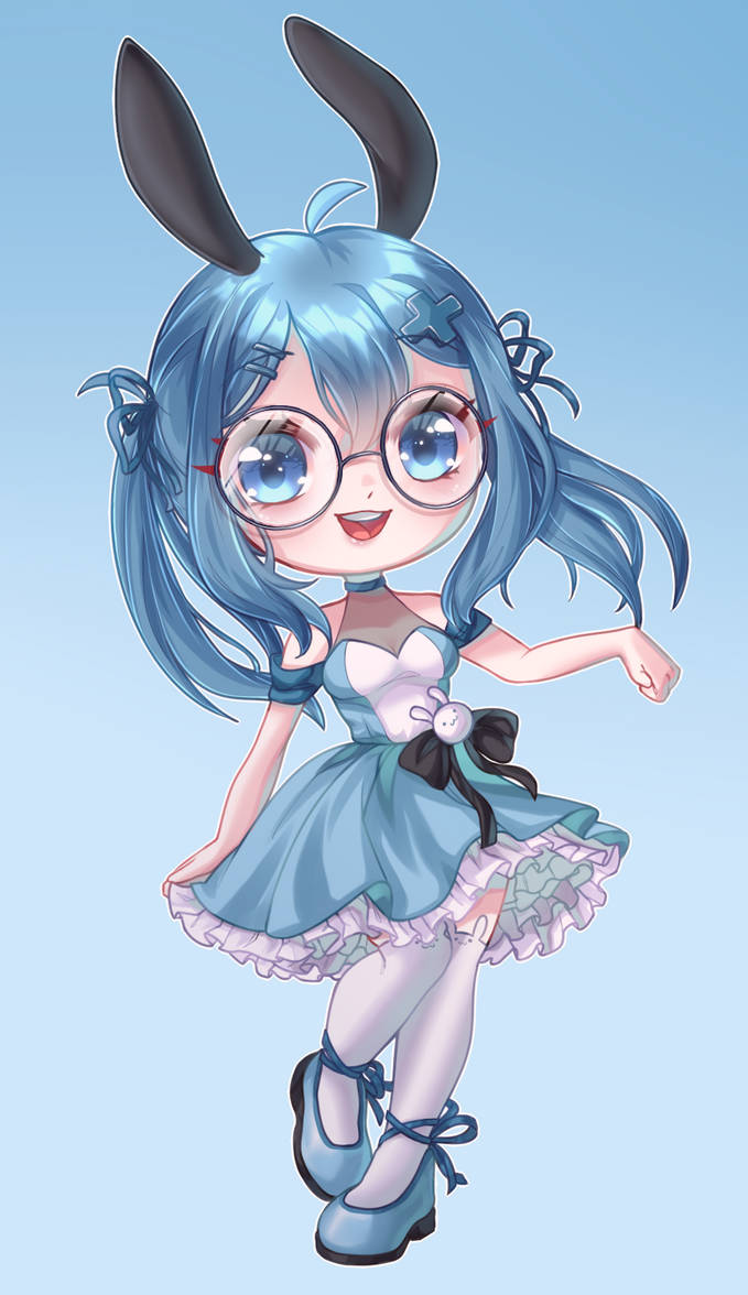 AphreliaVtuber's tweet photo. It's a lovely evening today! 

A moon bunny is wishing you a lovely night! ✨

#ENVtuber #Vtuber https://t.co/Uwzk2y5LvM