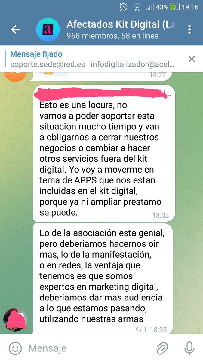 smythsys's tweet photo. Recopilando estos comentarios para cuando el gobierno diga todo lo que ha ayudado a las empresas con el Kit Digital y las ayudas europeas.
Porque lo dirán.
Un infierno. https://t.co/VScEGxOqov