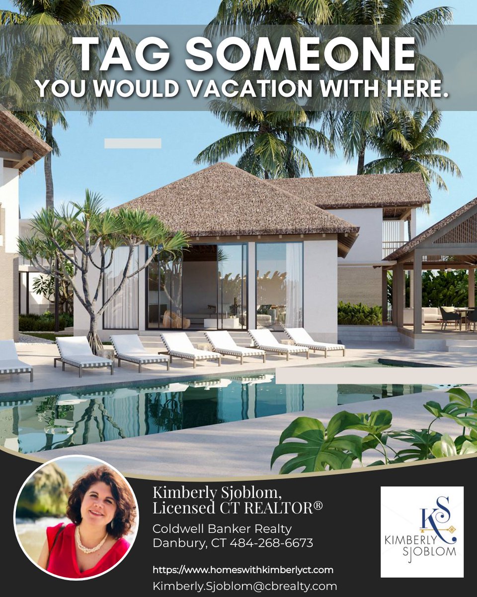 RealtorSjoblom's tweet photo. Who's your ideal poolside companion for soaking up the sun and making waves of unforgettable memories?
Tag them and start dreaming of your next getaway together.
#getaways #vacationhomes #vacationdestination #pooldays #dreambig #summerfun #makingmemories #perfectcompanions https://t.co/Qc70LEbqAc