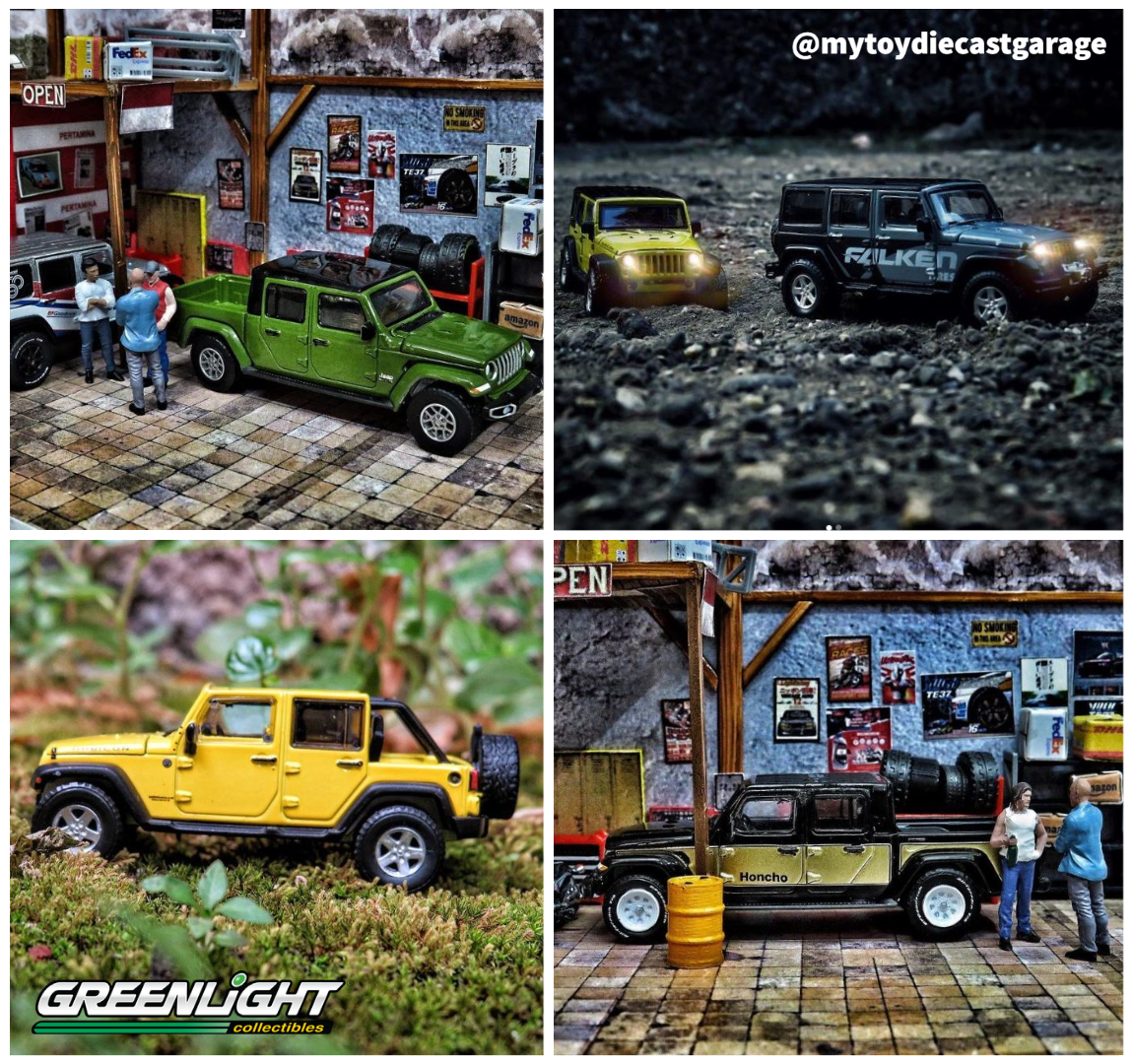 @mytoydiecastgarage is posting some great pics of our Jeeps on Instagram! 🛠️ Keep up the great work, and thank you for sharing your creativity with us! #diorama #diecast #fanphotofriday