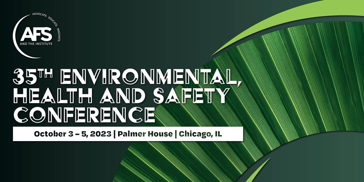 Discover the impact of evolving lead standards at the 35th Environmental, Health and Safety Conference. 
afsinc.org/conferences/35…