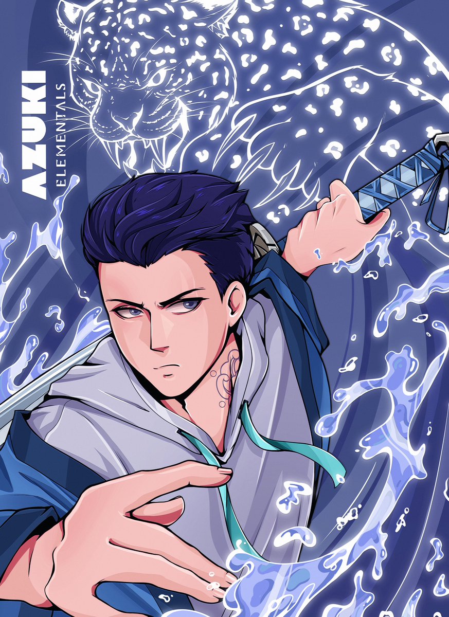 Thank you <a href="/aokiinabyss/">aokiss🎨</a> for this amazing gift of my <a href="/Azuki/">Azuki</a> elemental. 🌊

If you want to check out more of her art, follow her as she journeys into the Azuki world. ⛩️
