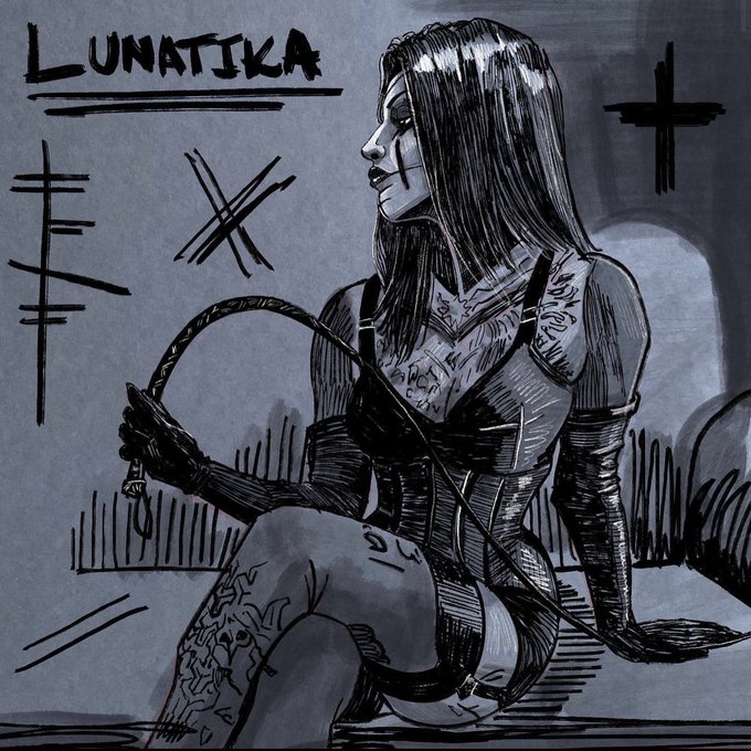 Amazing art from riedingerolmo on Instagram, thank you so much ! 🥰🖤 https://t.co/U1y2RydUYR