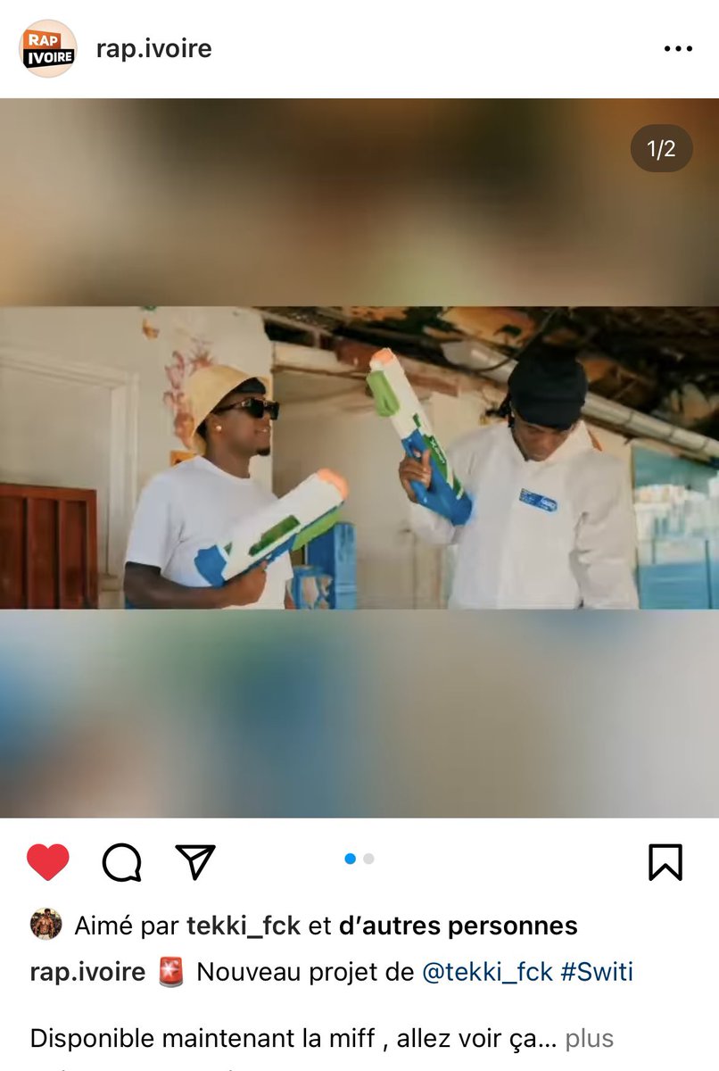 HardMeloMusicR's tweet photo. Thanks @RAP_IVOIRE find the clip of @TekkiFck - #Switi on #YouTube and everywhere in streaming
#Rapivoire #Guyane #Guyana #Suriname #Music #Newmusic #Afrobeats https://t.co/vxwVwGzuaE