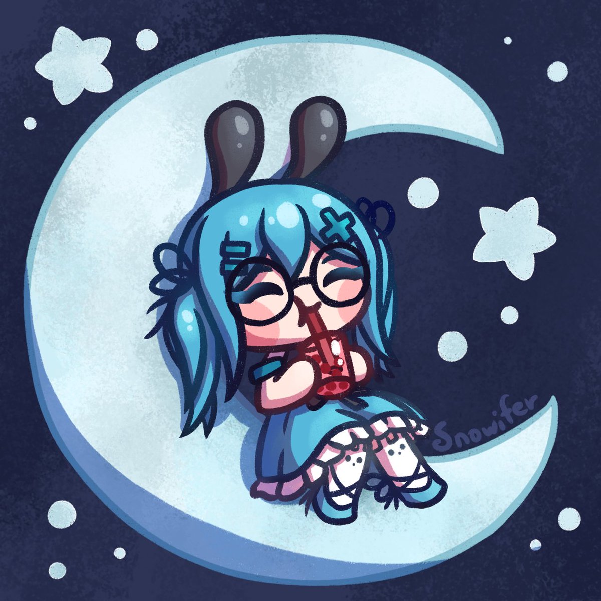 AphreliaVtuber's tweet photo. I really want some boba soon...

I haven't had any for quite a bit, it's a travesty! 

Wonderful art from @/SnowiferArt
Please check out her stream sometime! ✨

#ENVtuber #Vtuber https://t.co/0VKB2LjIAj