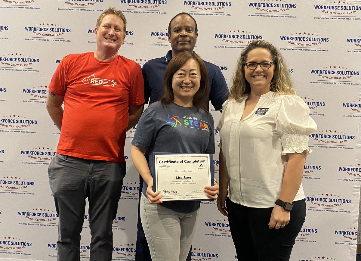 CTE teacher were recognized at the iWork Teacher Externship Program luncheon today. Thank you to these teachers for spending time in the industry to best prepare our students.