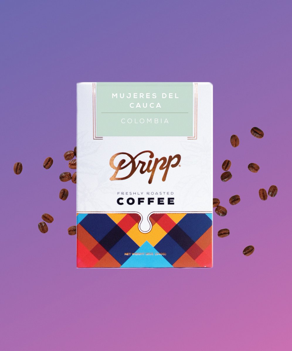 dripp's tweet image. Mujeres Del Cauca, Colombia | This coffee is sourced from a producer association with 274 women.

Notes of Fig, Walnuts, and Dark Chocolate⁠
Available now at DRIPP.COM
.⁠
#Dripp #CoffeeTogether #WomeninCoffee #Coffee