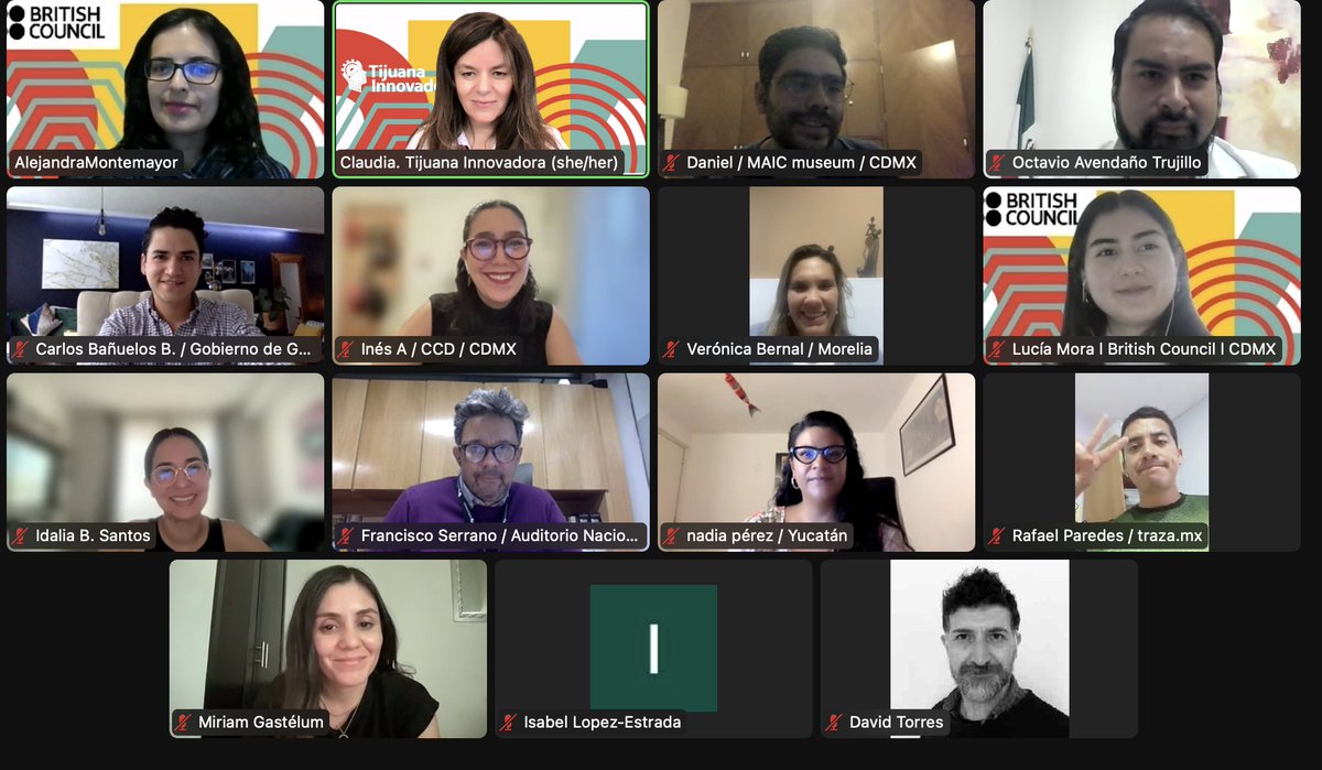 TiBinational's tweet photo. We were co-organizers of the 2nd reunion of @BritishCouncil���🇧🇲🇽#CreativeLeadershipProgramme supporting the development of cultural&creative sector leaders by improving their governance and leadership skills💪 @mariaholley, @banueloscharles & #InesAceves from @CCDmx @mxbritish🙌 https://t.co/ZlY64qA1TZ