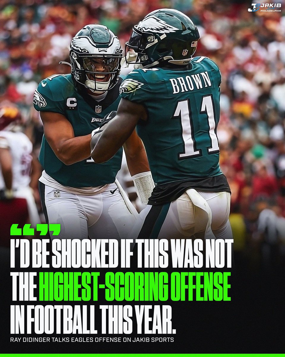 This offense is going to SOAR

#FlyEaglesFly