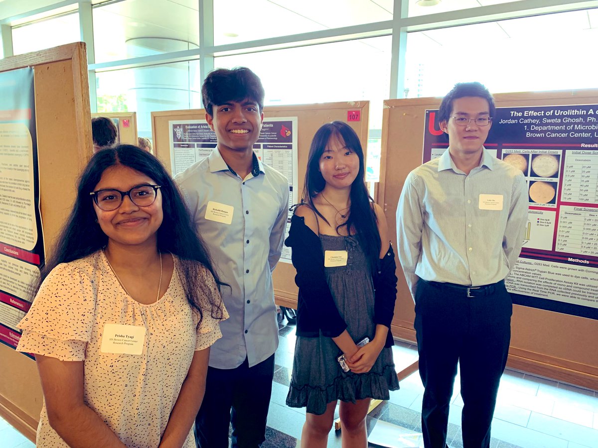 misspolevchak's tweet photo. A special congratulations to our @duPontManual students who were able to do research at the Brown Cancer Center this summer through the Brown Cancer Center High School Summer Research Internship Program (HSSRIP).  Today they presented their research! #wearejcps https://t.co/rIBSIKg9CK