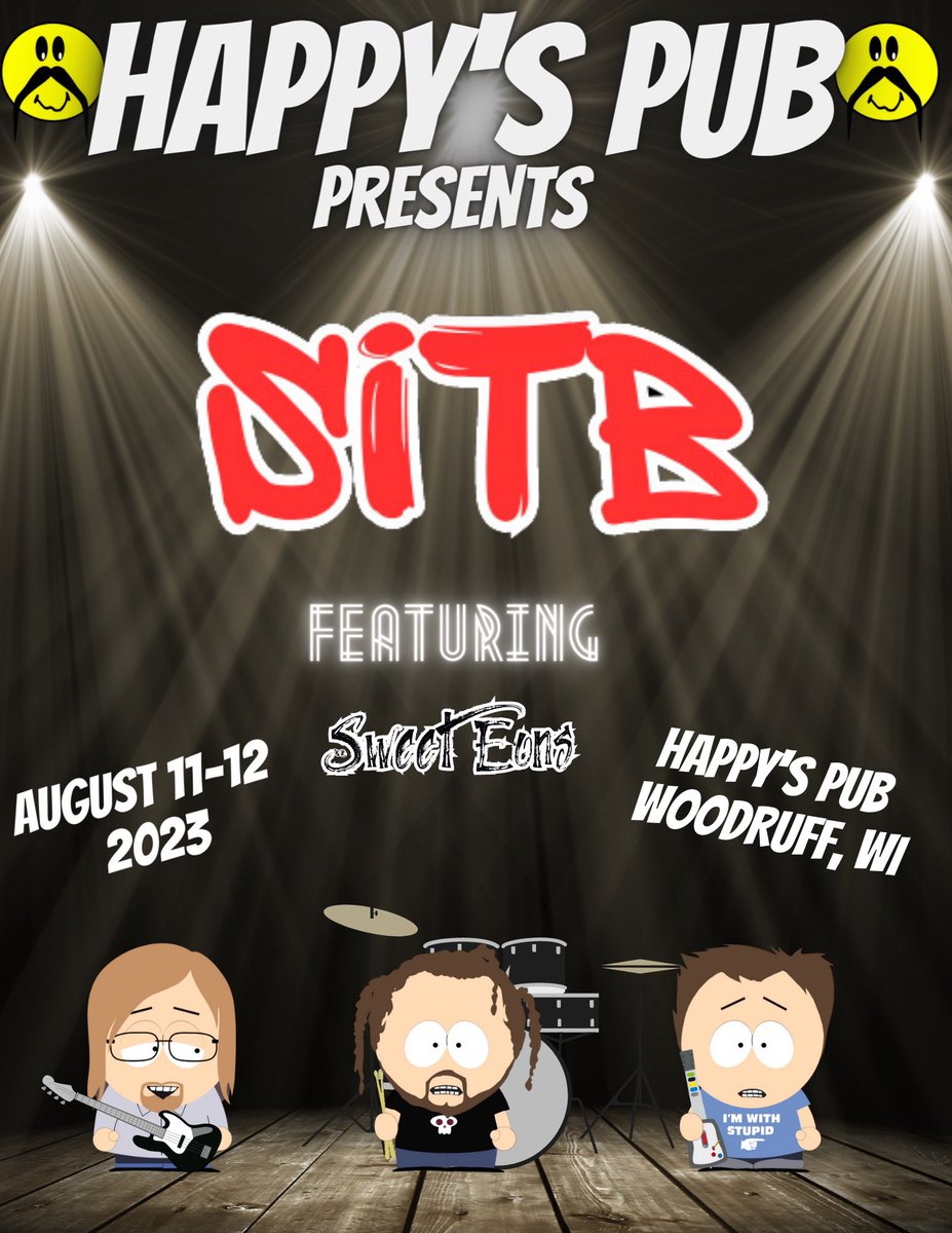 StevesInTheBand's tweet photo. So many shows coming up!! Make sure you come out!! https://t.co/kdGiD1ATUS