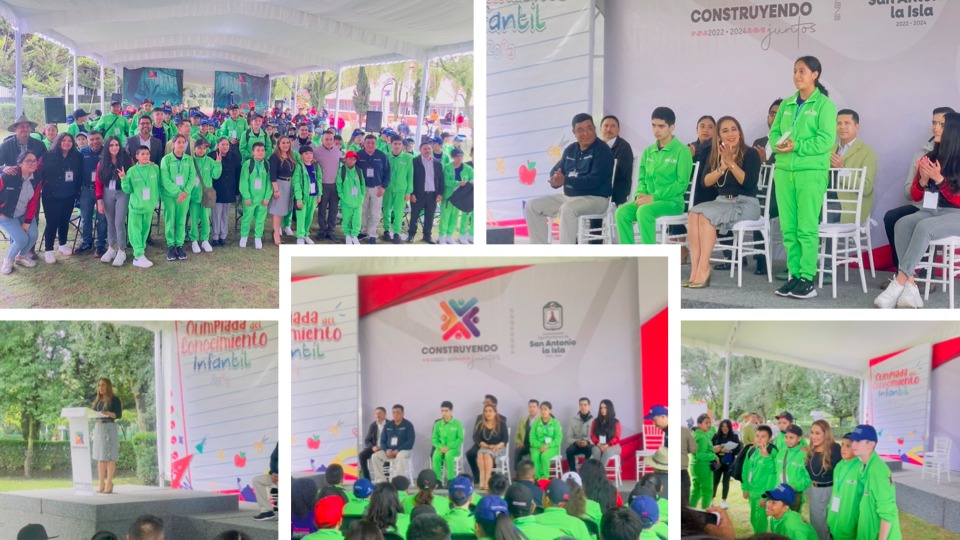 ma_pureza's tweet photo. Las y los 85 ganadores de la Olimpiada del Conocimiento Infantil 2023 disfrutan de una divertida y educativa jornada cultural en el Parque de las Ranas, #SanAntonioLaIsla. Es un placer ver cómo siguen aprendiendo.

@geramonro05
@TinocoGRogelio
@LizethSandovalC
@CONAFE_mx
@SEIEM_ https://t.co/ON4NokPket