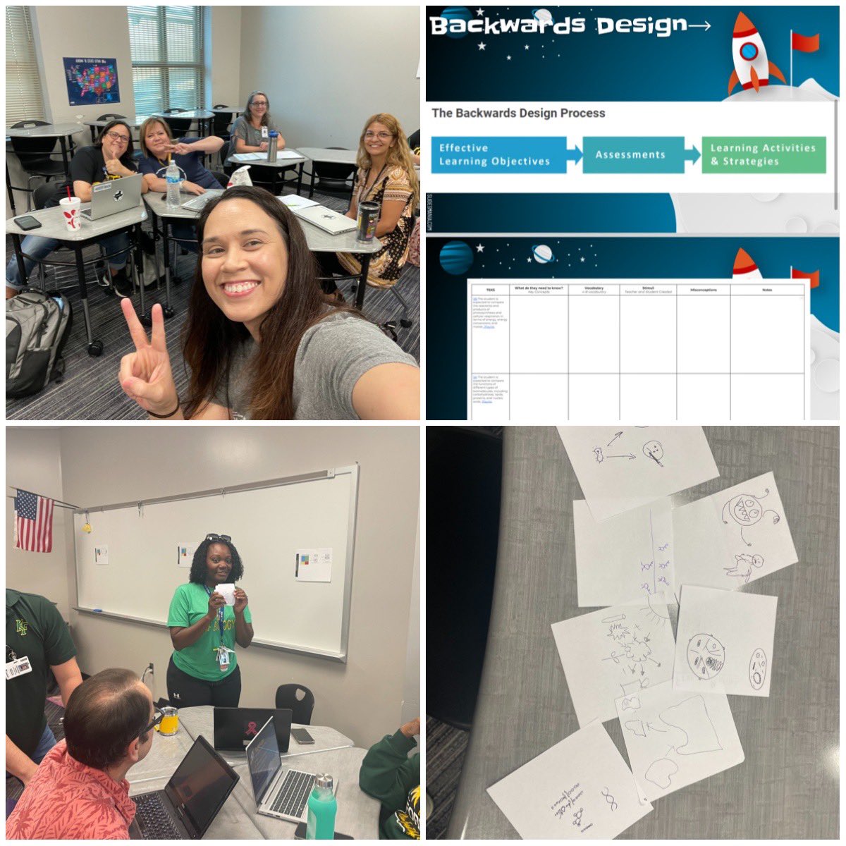 learnwithKV's tweet image. Kicked off a great morning w/ @KleinISDscience! Got to visit old friends &amp;amp; make new ones! Made sure our #biology team was set for Q1  and finished the morning with lots of fun strategies to get Ss thinking, moving and talking! 🫶🏼🫶🏼this crew!