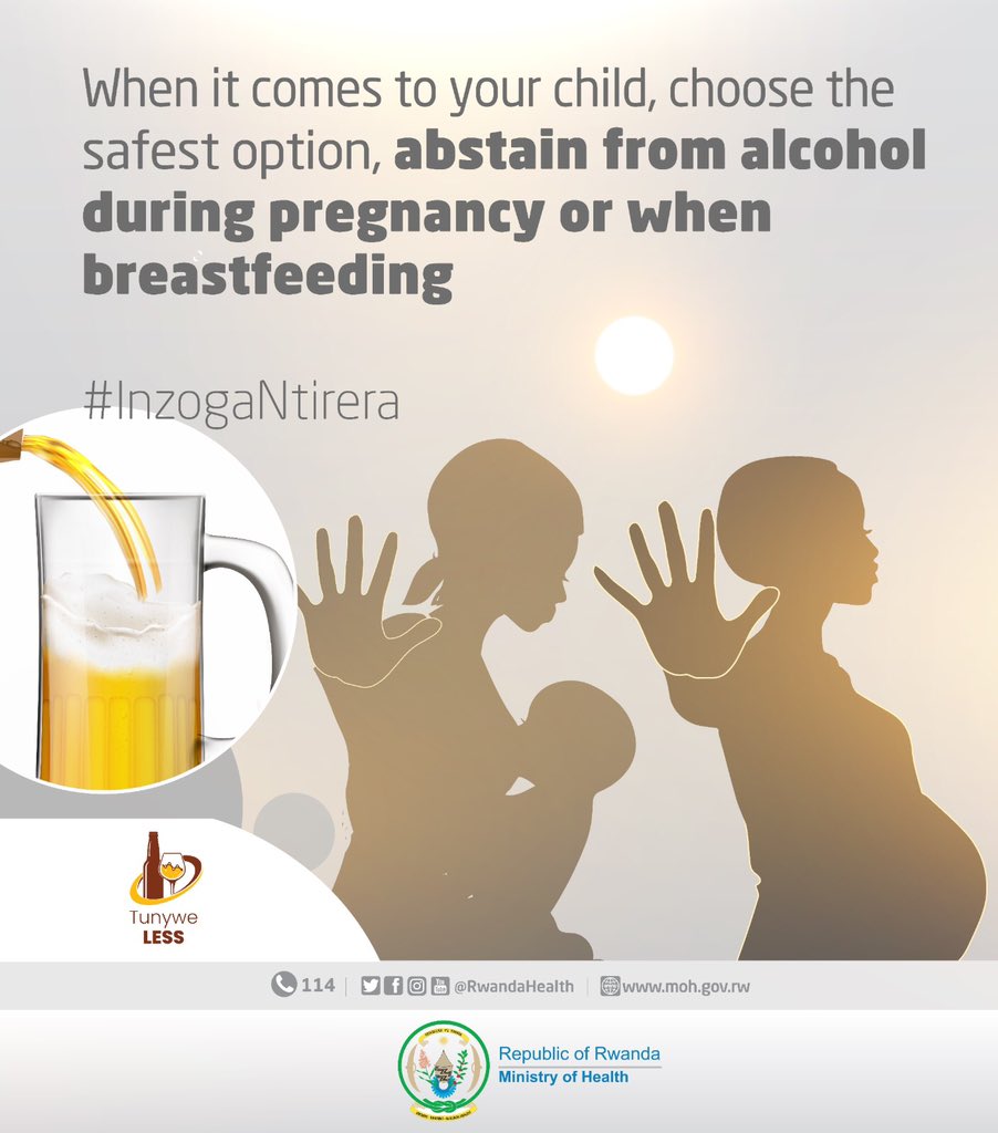 No amount of #alcohol is safe for pregnant women or nursing mothers. Alcohol harms your baby’s development, growth, & sleep patterns. It can also increase the risk of miscarriage, premature birth & low birthweight. #WorldBreastfeedingWeek2023 #FridayHealth 💡