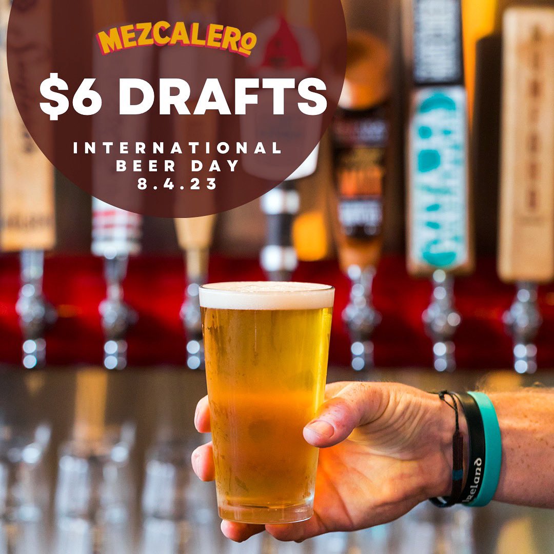 Grab the crew for some of the good stuff.  We’re celebrating #InternationalBeerDay, and we’re offering $6 drafts all day long!!

Hop to it. 🍻 These deals aren’t gonna be around tomorrow!

#thirstythursday #beerme #losangelesbrews #losangeleshappyhour #losangelesbars #craftbrews