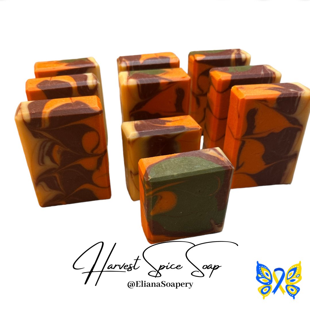 ElianaSoapery's tweet photo. Add a Dash of Fall Charm to Your Bath with Harvest Spice Soap!
Cozy up your bath time with the scents of fall. Harvest Spice Soap is your autumn charm in a bar. #ElianaSoapery #FallCharm #BathTime #HarvestSpiceSoap https://t.co/bjHGEIUazR
