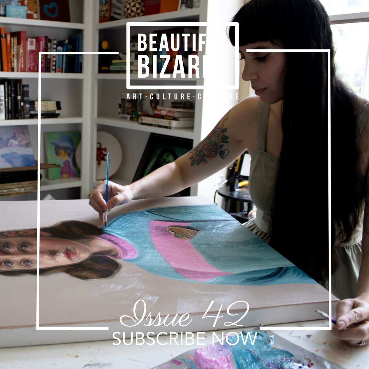 BeautifulBzarre's tweet image. Surreal figurative painter @alexgarantart takes us through her creation process in the coming September issue of Beautiful Bizarre Magazine!

Never miss an issue again. Reserve your copy, subscribe today &amp;gt; store.beautifulbizarre.net/product/12-mon… 

#artmagazine #artist #artinspiration #surrealart